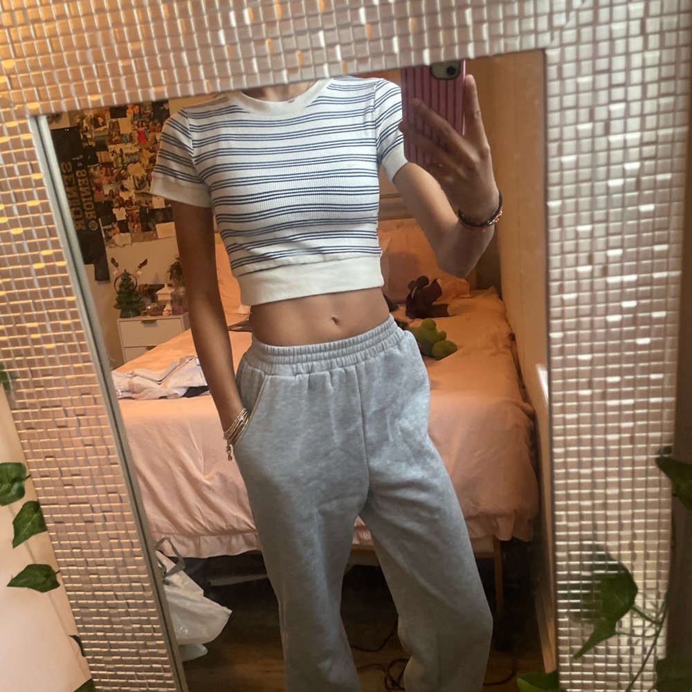 Striped Crop Top